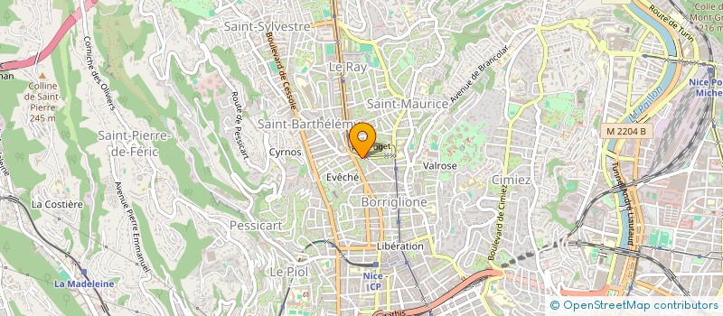 localisation de l'entreprise MONSIEUR LEVY YVES à NICE