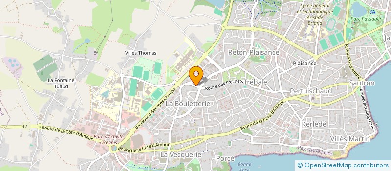 localisation de l'entreprise MONSIEUR LEW PALAHNIUK à SAINT-NAZAIRE