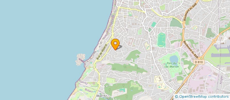 localisation de l'entreprise MONSIEUR LEWIS HALL à BIARRITZ