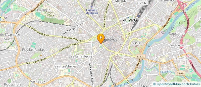 localisation de l'entreprise MONSIEUR LEWIS RUSSELL à LIMOGES