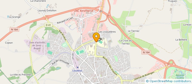 localisation de l'entreprise MONSIEUR LEWIS TURNER à LOUDEAC