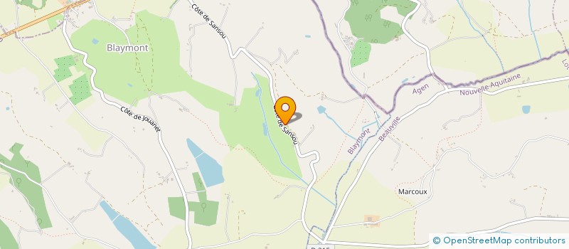 localisation de l'entreprise MONSIEUR LEWIS WILLMOTT  BLAYMONT