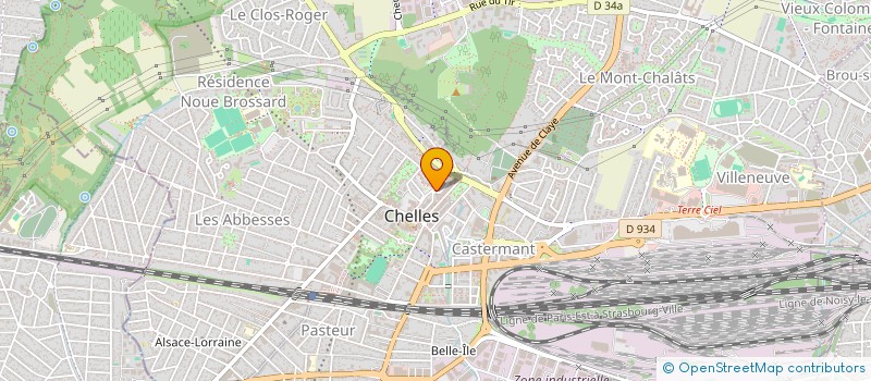 localisation de l'entreprise MONSIEUR LEWO MAVODE  CHELLES