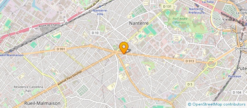 localisation de l'entreprise MONSIEUR LEXANDRE VOYDECK  NANTERRE