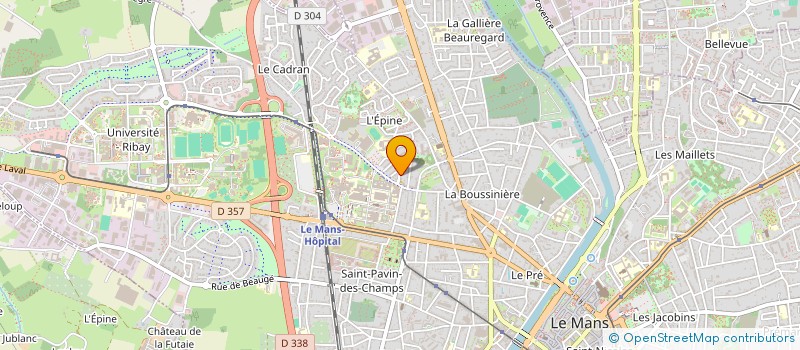 localisation de l'entreprise MONSIEUR LEXANS DONGO  LE MANS