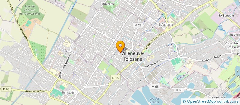 localisation de l'entreprise MONSIEUR LEYAN HOARAU  CUGNAUX