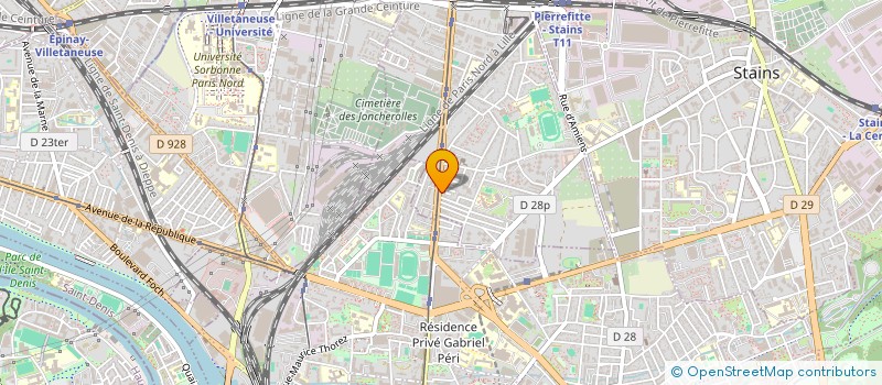 localisation de l'entreprise MONSIEUR LEYS LAZOUNI  PIERREFITTE-SUR-SEINE