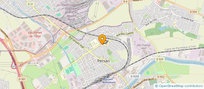 localisation de l'entreprise MONSIEUR LHACENE BEN ABDESSELAM  PERSAN