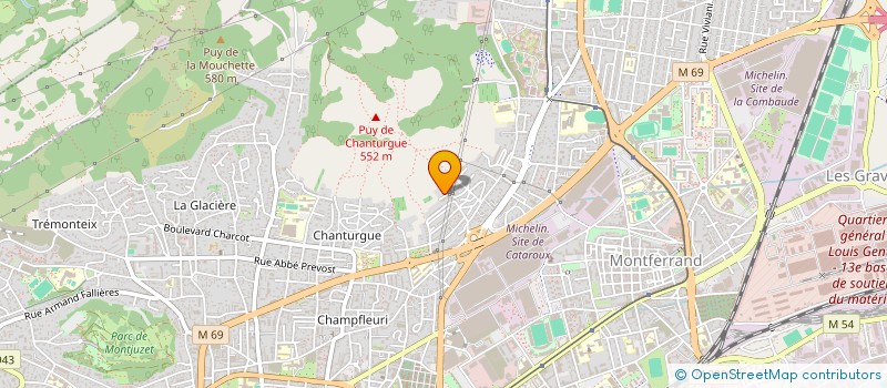 localisation de l'entreprise MONSIEUR LHACENE BOURIAH  CLERMONT-FERRAND