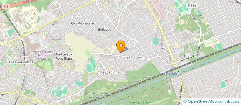 localisation de l'entreprise MONSIEUR LHADI ABDELNOUR SACI  VILLEPINTE
