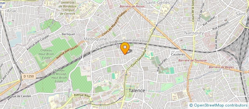 localisation de l'entreprise MONSIEUR LHAMO CORSINI  TALENCE