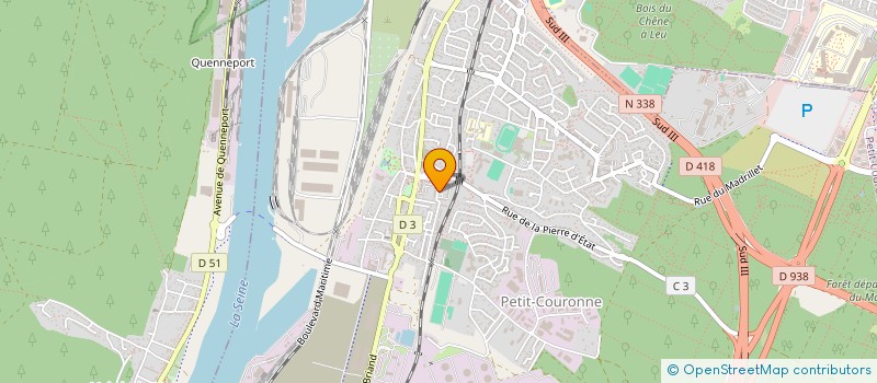 localisation de l'entreprise MONSIEUR LHANI BOUAFIA  PETIT-COURONNE