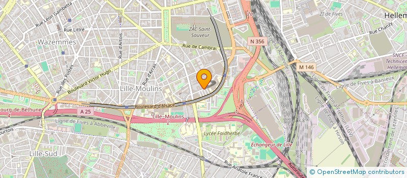 localisation de l'entreprise MONSIEUR LHAOUARI EL AMMARI  LILLE