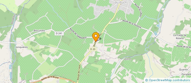 localisation de l'entreprise MONSIEUR LHASSANE BAYI  SAINT-GERMAIN-DU-PUCH