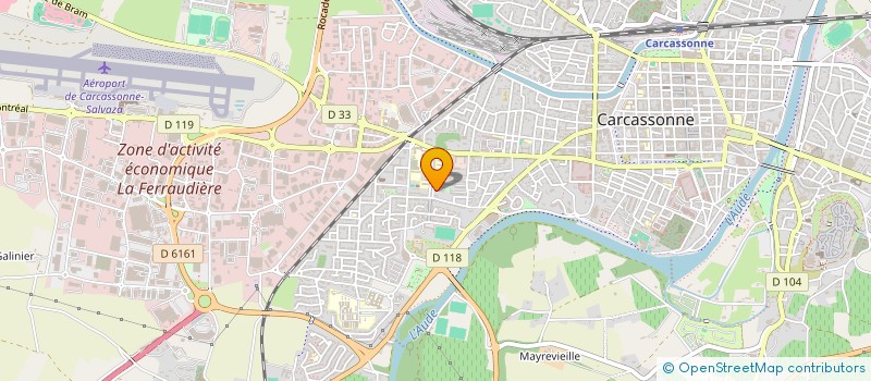 localisation de l'entreprise MONSIEUR LHBIB MALKI  CARCASSONNE