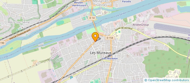 localisation de l'entreprise MONSIEUR LHOCIN KACEM à LES MUREAUX