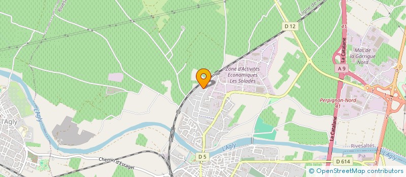 localisation de l'entreprise MONSIEUR LHOUCEINE MARZOKI  RIVESALTES