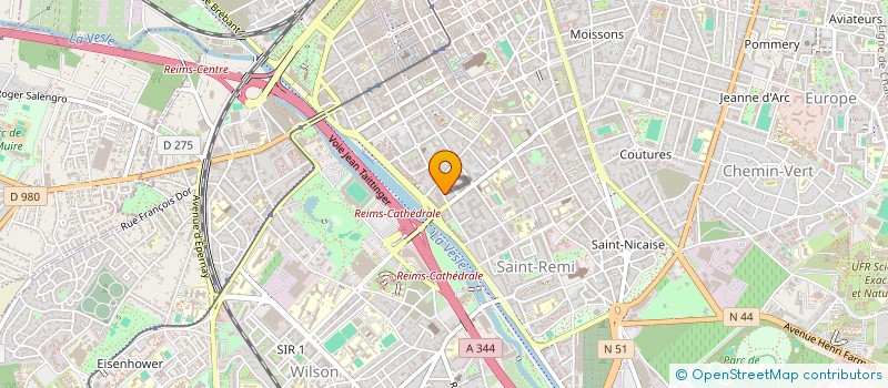 localisation de l'entreprise MONSIEUR LHOUCIN EL HAFFYAN  REIMS