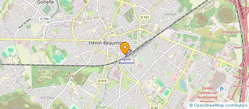 localisation de l'entreprise MONSIEUR LHOUCINE IARABENE à HENIN-BEAUMONT