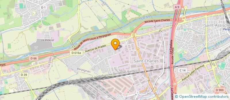 localisation de l'entreprise MONSIEUR LHOUSSAIN MENNAS  PERPIGNAN