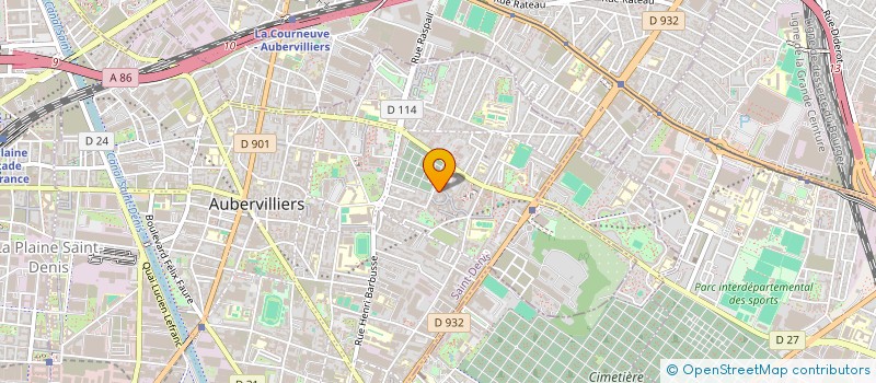 localisation de l'entreprise MONSIEUR LHOUSSAINE BENHIMDE  AUBERVILLIERS