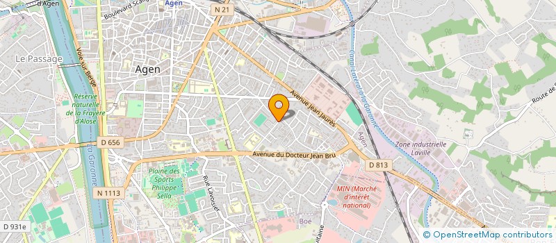 localisation de l'entreprise MONSIEUR LHOUSSAINE EJJAKI  AGEN