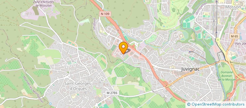 localisation de l'entreprise MONSIEUR LHOUSSAINE EL MESSAOUDI  JUVIGNAC