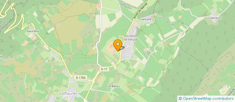 localisation de l'entreprise MONSIEUR LHOUSSAINE FATEH à VALFLAUNES
