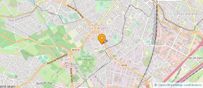 localisation de l'entreprise MONSIEUR LHOUSSAINE NACHAT à MONTPELLIER