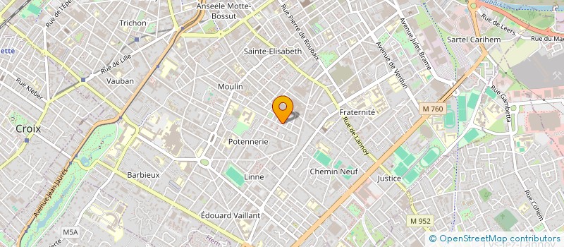 localisation de l'entreprise MONSIEUR LHOUSSAINE OUAKRIMI  ROUBAIX