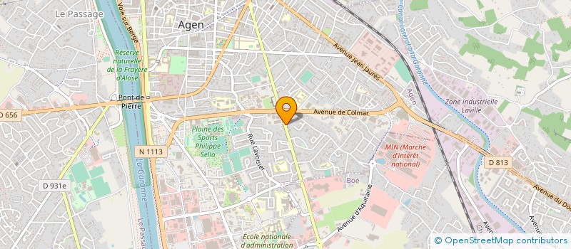 localisation de l'entreprise MONSIEUR LHOUSSEINE ESHIMI  AGEN