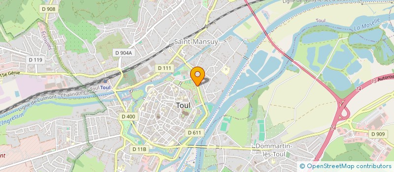 localisation de l'entreprise MONSIEUR LHOUSSINE BEN HAMMADI  TOUL