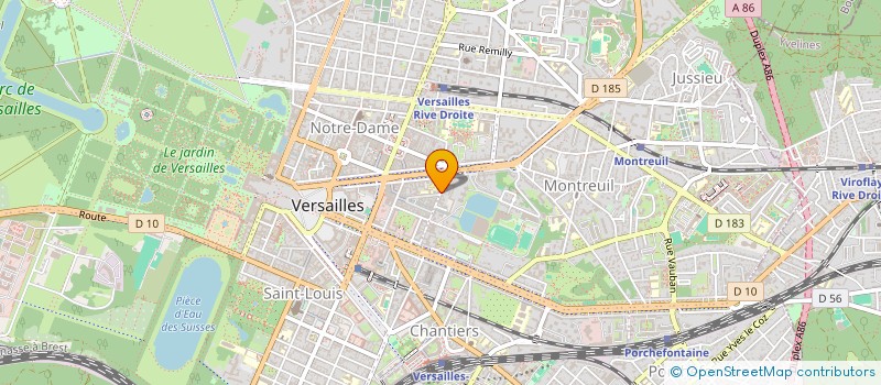 localisation de l'entreprise MONSIEUR LI LIN à VERSAILLES