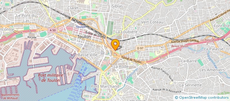 localisation de l'entreprise MONSIEUR LIAM BEYROUTI  TOULON