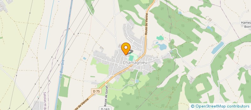 localisation de l'entreprise MONSIEUR LIAM CHAPPELLAZ  CHAMAGNIEU