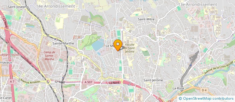 localisation de l'entreprise MONSIEUR LIAM DAHDAH  MARSEILLE