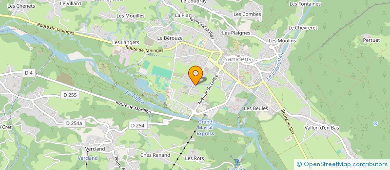 localisation de l'entreprise MONSIEUR LIAM DUFOURT  SAMOENS