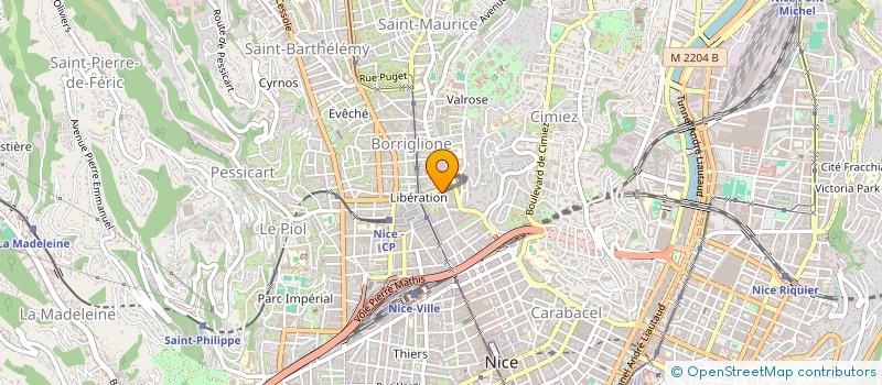 localisation de l'entreprise MONSIEUR LIAM FIELDING à NICE