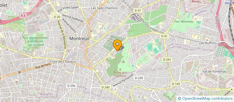 localisation de l'entreprise MONSIEUR LIAM GREGOIRE à MONTREUIL
