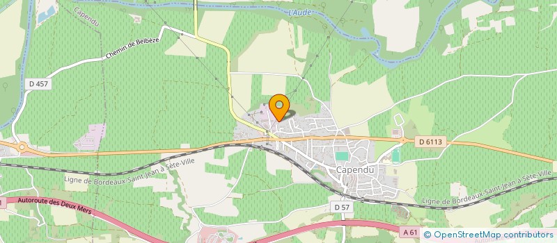 localisation de l'entreprise MONSIEUR LIAM HAINAUT  CAPENDU