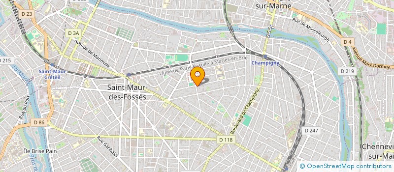 localisation de l'entreprise MONSIEUR LIAM LAVALLEY à SAINT-MAUR-DES-FOSSES