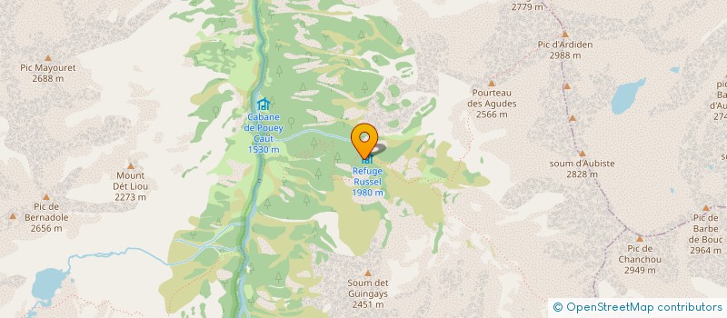 localisation de l'entreprise MONSIEUR LIAM MURPHY  CAUTERETS