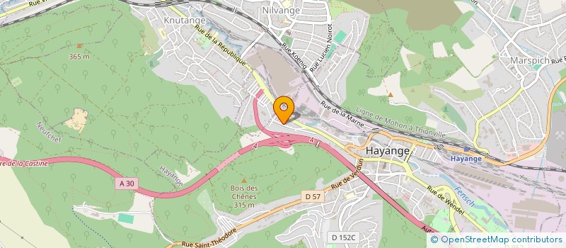 localisation de l'entreprise MONSIEUR LIAM NEUMANN  HAYANGE