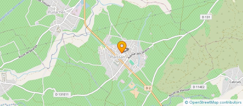 localisation de l'entreprise MONSIEUR LIAM OWEN JONES  PLAISSAN