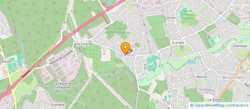 localisation de l'entreprise MONSIEUR LIAM PICHON  CANEJAN