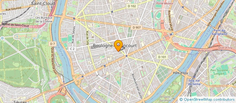 localisation de l'entreprise MONSIEUR LIAM PORR à BOULOGNE-BILLANCOURT