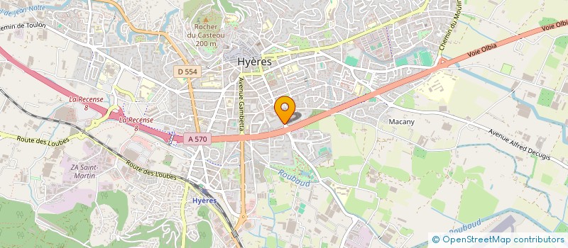 localisation de l'entreprise MONSIEUR LIAM REMANJON  HYERES