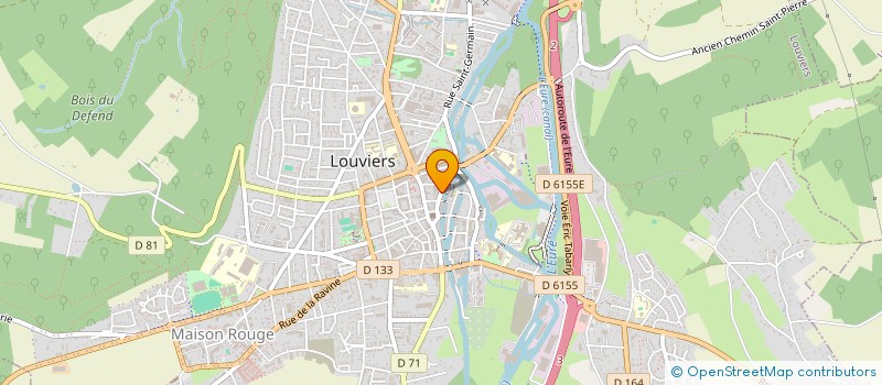 localisation de l'entreprise MONSIEUR LIAM SALAMAGNON  LOUVIERS