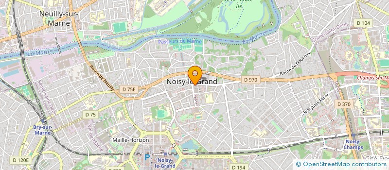 localisation de l'entreprise MONSIEUR LIANG YANG  NOISY-LE-GRAND