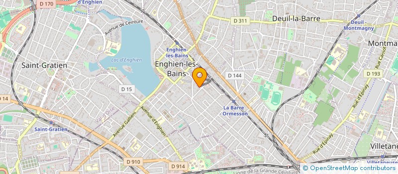 localisation de l'entreprise MONSIEUR LIANG ZHANG à ENGHIEN-LES-BAINS